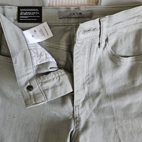 Joe's Jeans high-rise wide leg crop jeans women's size 24 - Picture 9 of 10